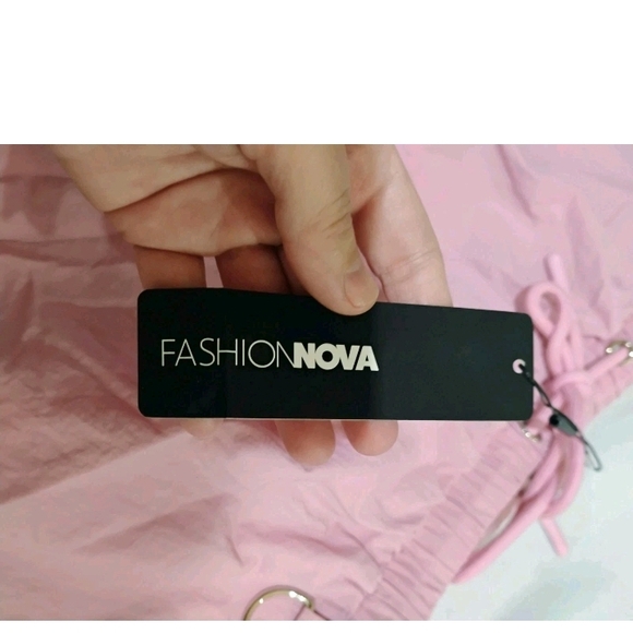 Fashion Nova Pink Parachute Pants - Picture 9 of 16